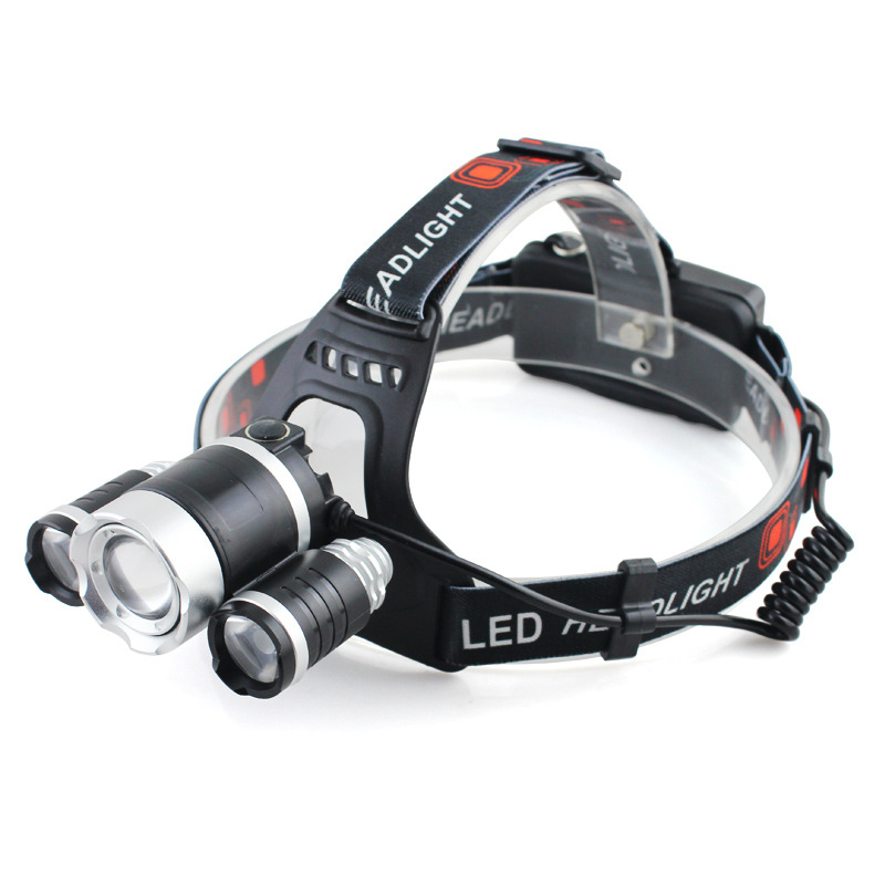 Fábrica al por mayor rotación zoom faro USB carga inducción fuerte luz Faro de alta potencia T6 impermeable noche Faro de pesca