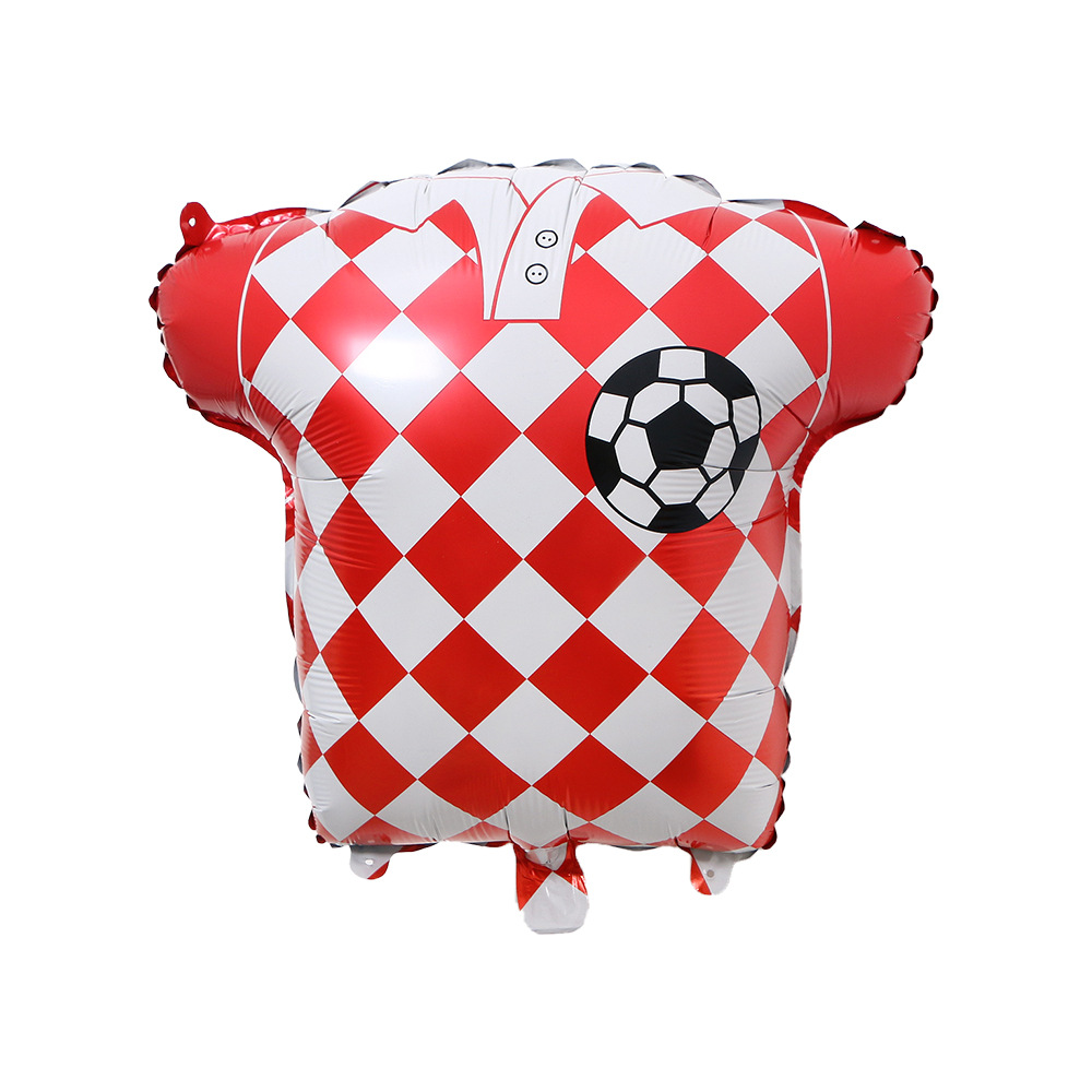 Aluminum Film Material Football Pattern Football Aluminum Film Balloon Party Balloons