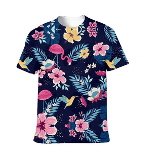 Foreign Trade Factory Customized Guangdong Sublimation Quick-Drying Short-Sleeved Event Full-Print Cultural Shirt Advertising Shirt Round Neck T-Shirt