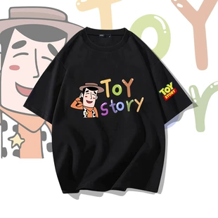 Футболка с принтом Toy Story хлопок 100% свободная лето