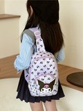 Детская мультяшная нагрудная сумка, картхолдер, школьный рюкзак для раннего возраста для мальчиков и девочек, небольшая сумка, милый ремешок для сумки, сумка на одно плечо, в корейском стиле