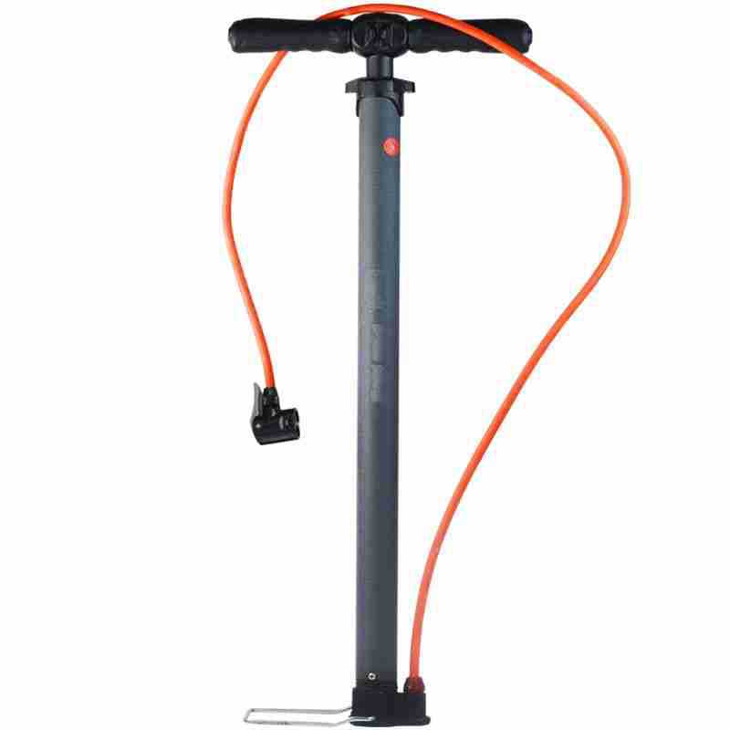 黑色45管气筒黑色脚踏式充气筒手动家用高压45管黑色自行车打气筒