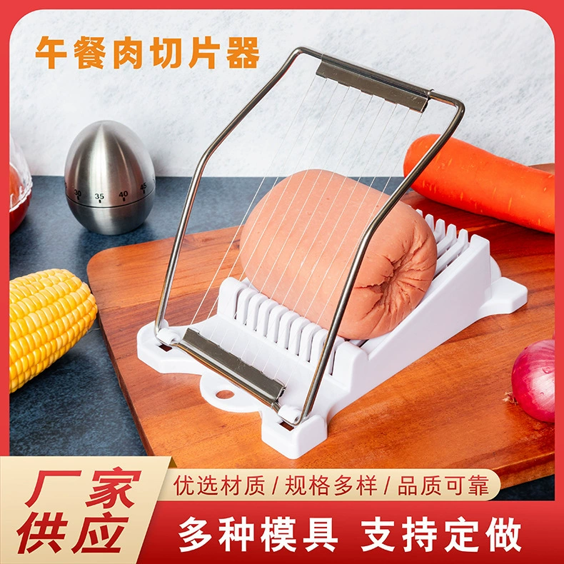 Производитель домашнего обихода для завтрака с ветчиной, нарезка мяса, яйцеклетка 430 из нержавеющей стали, делитель сыра, рубка