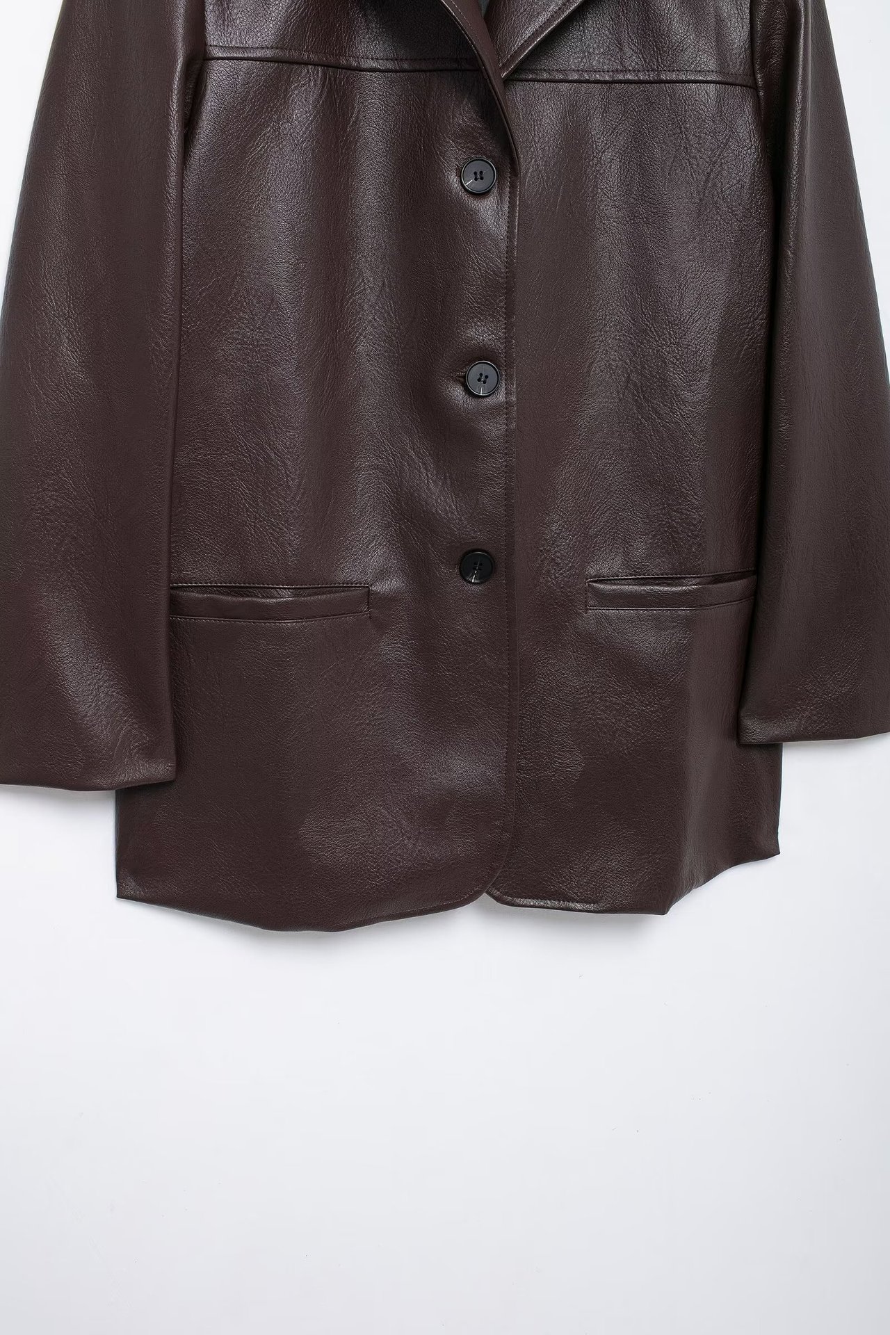 Abbigliamento da donna autunno e inverno nuovo alla moda semplice vecchio stile giacca in pelle_voghion.com