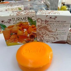 Soft7turmeric withハニーsoap smooth softand radiantskin