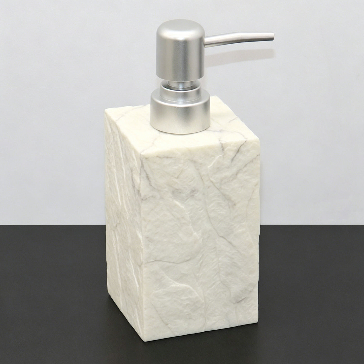 Botella de lavado de mano ligera de imitación de corteza, champú de baño, botella vacía, jabón manual, bomba de oro y plata.