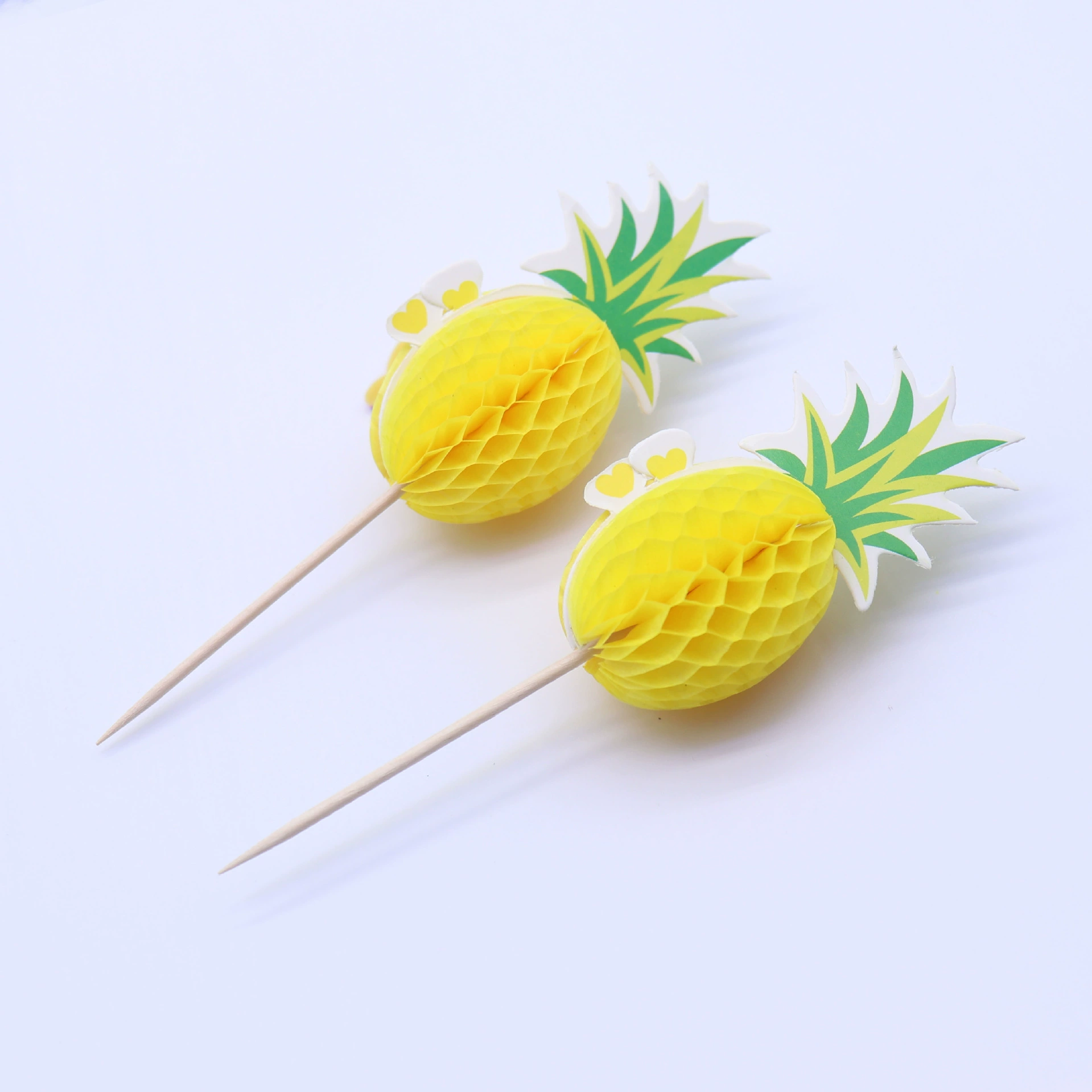 Creative honeycomb ball pineapple fruit visa fire bird dental visa, baking instead craft cake decoration account