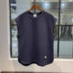 2025 extra large size 150.00kg pearl cloth vest men's summer sleeveless wide shoulder waistband t-shirt t-shirt top