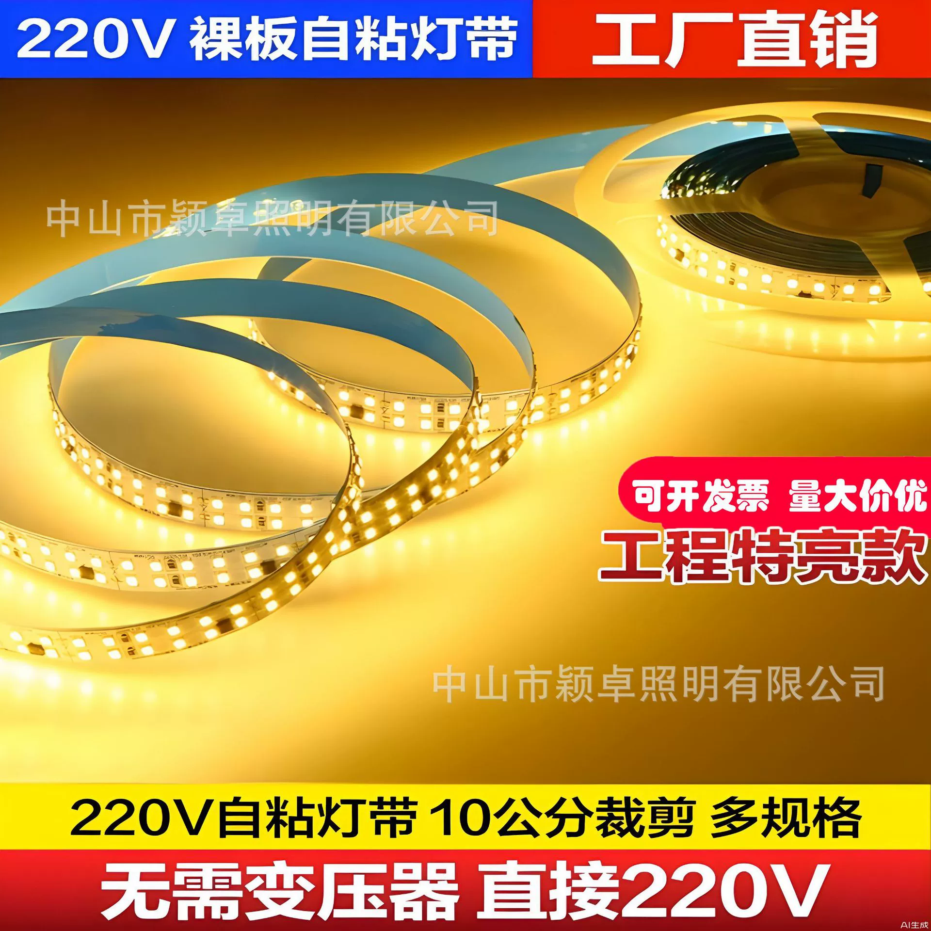 220V лампа с высоким давлением ультратонкая самоклеящаяся светодиодная проволока лампа домашнего потолка винный шкаф алюминиевая канавка проволока мягкая лампа патч