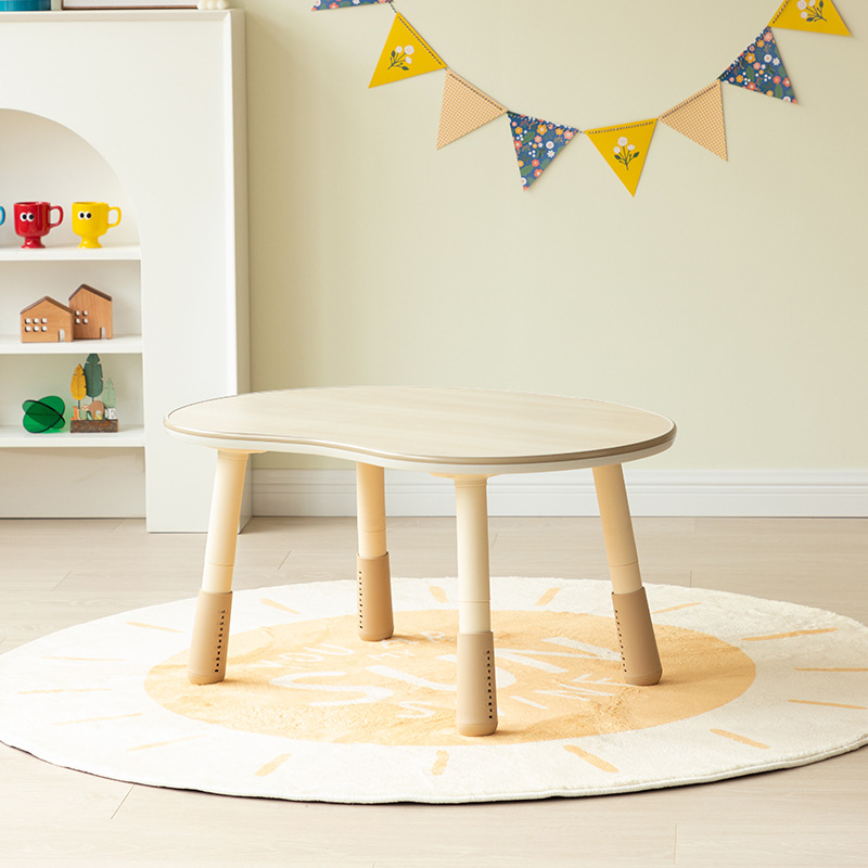 Children's Peanut Table Kindergarten 3-Year-Old Table Baby Game Toy Adjustable Baby Learning Reading Desk and Chair