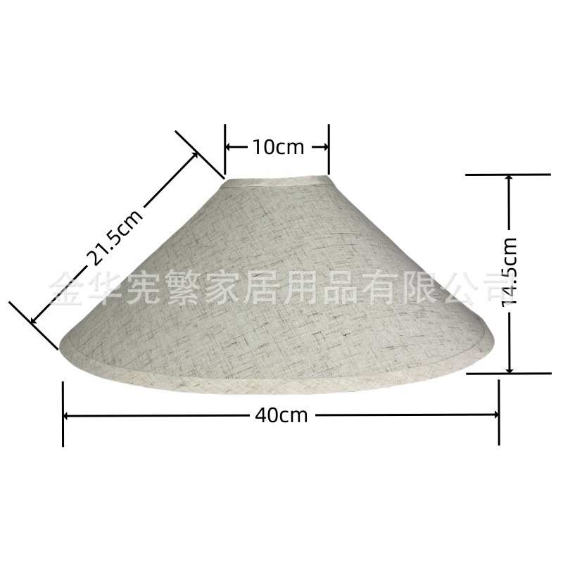 rejilla de lino lámpara cubierta de tela lámpara de lino E27 hotel LED lámpara decorativa accesorios de iluminación de sala de estar
