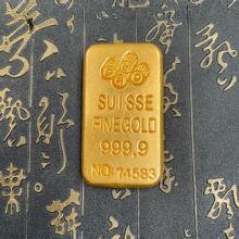 工艺品新品仿真瑞士纪念币方形金块金币金条纪念外币工艺品摆件