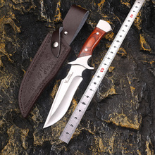 廠家批發一體鋼高硬度戶外刀獵刀便攜迷你小刀野外求生刀具家用刀