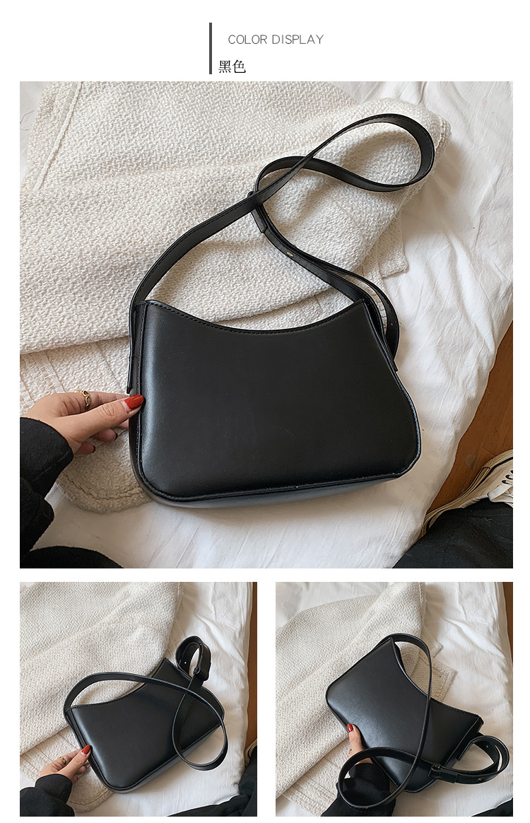 Autumn Winter Retro Small Bag 2021 New Large Capacity Underarm Bag All-match Messenger Bag Single Shoulder Bucket Bag display picture 13