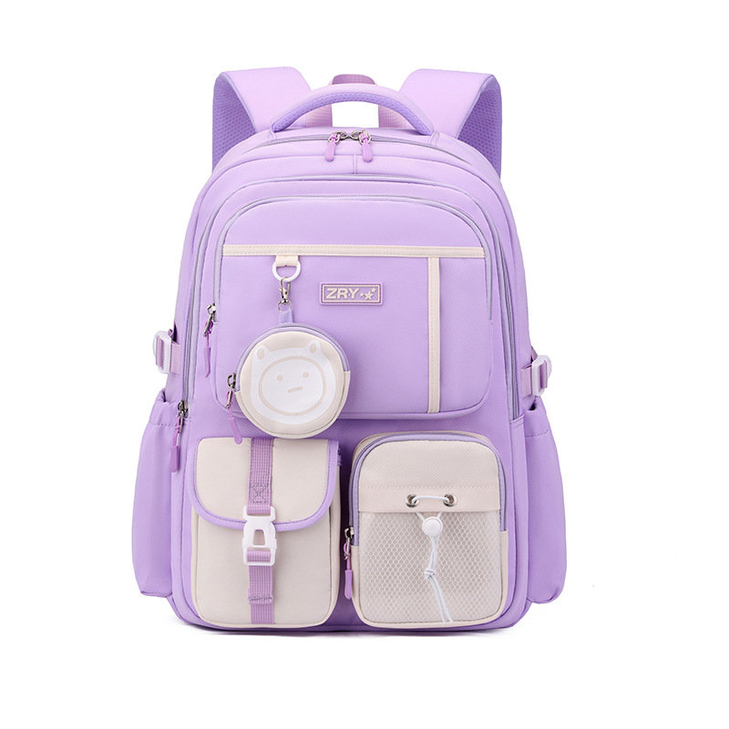 Mochila transfronteriza de peces naturales, mochila de moda de gran capacidad para estudiantes de secundaria, mochila casualizada coreana.