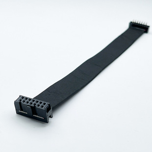 Applicable to EH host and expansion module connection line IDC-14P spacing 2.54mm gray cable data line