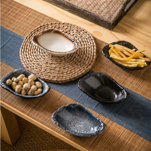Japanese-style barbecue barbecue seasoning dish dip dish household ceramic dish soy sauce dish vinegar dish snack dish small dish dish