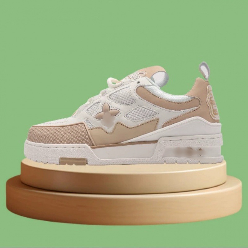 Zapatos de Putian, zapatos de pareja de moda de trainer, zapatos de tablero en relieve, zapatos gordos, zapatos deportivos de plataforma de aumento de moda