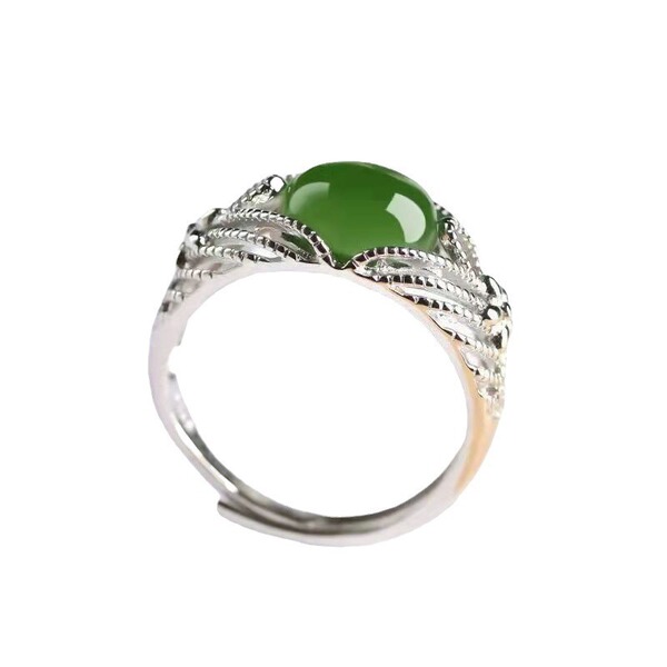Fashionable elegant jasper jade