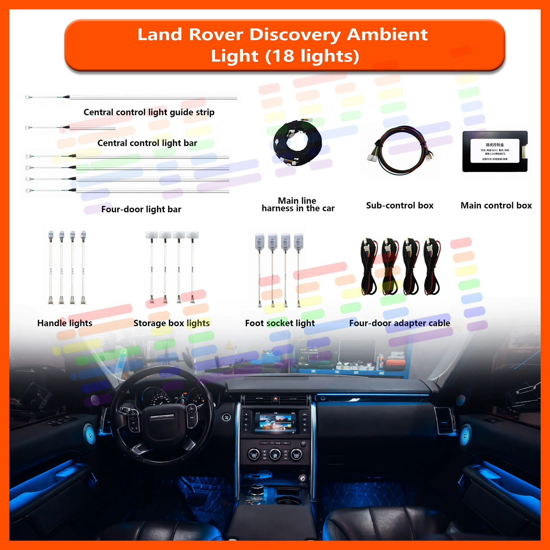 Land Rover, светодиодные огни