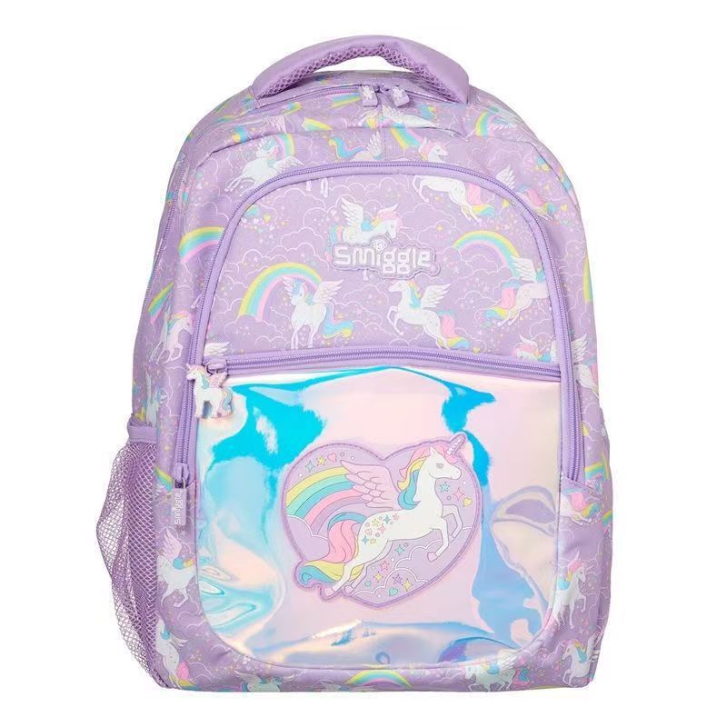 Australia smiggle bolsas escolares grandes estudiantes de primaria mochila para hombres y mujeres KT Steely sirena caricatura de gran capacidad