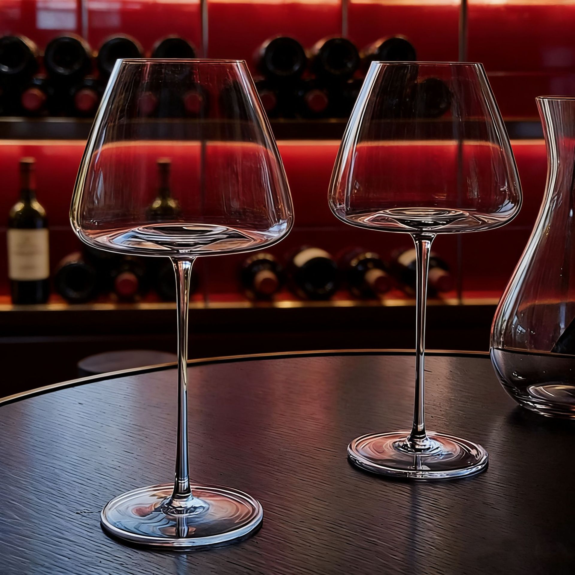 Light and thin wineglass