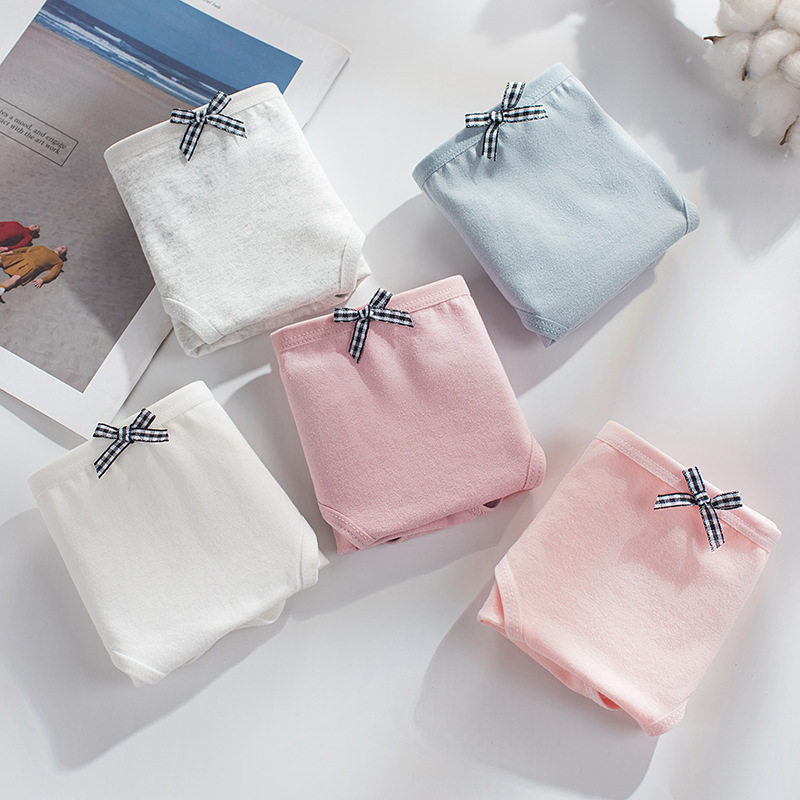 28g Weight Low Waist Panties Waist Panties Lingerie Type Cotton Fabric Type 1 Piece Quantity Breathable Function Solid Color, Bow Knot Pattern All Seasons Season Women's Gender Casual, Elegant, Lady Style Solid Color Bow Knot Breathable Low Waist Panties 无