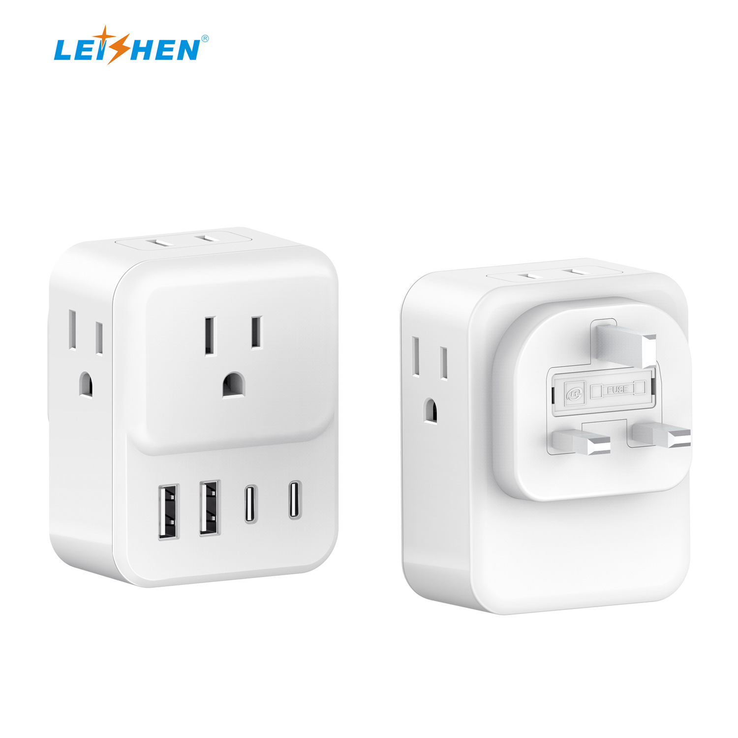 多功能美标转换插座美国北美扩展旅行三脚插座转换器电源转接头