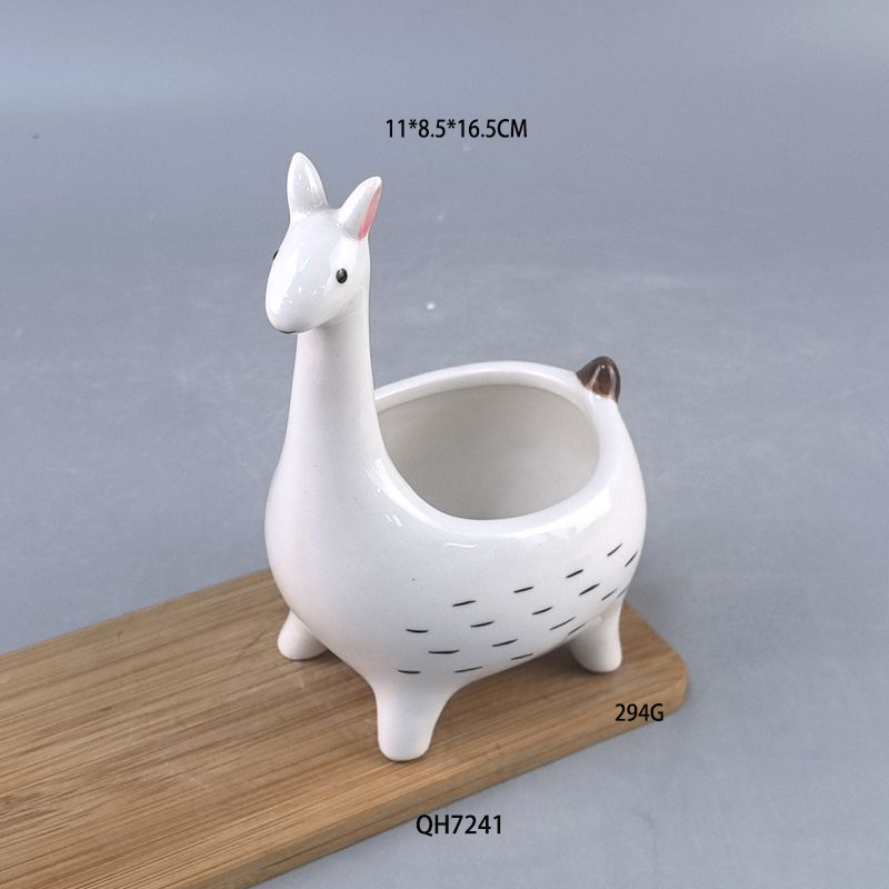 Jardinería transfronteriza, animales amazónicos, suculentas, macetas de cerámica, dibujos animados, lindos adornos de personalidad, se pueden colgar