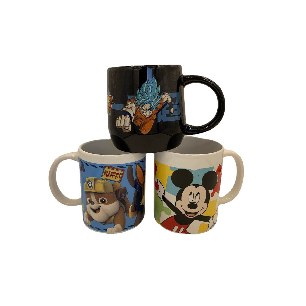 Foreign trade tail goods export mug ceramic cup wholesale water cup white porcelain large size environmentally friendly ceramic business gift