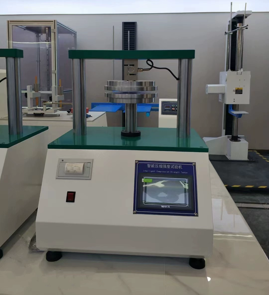 Тестер прочности корки картона тестера прочности прилипания картона тестера прочности при сжатии гофрированной бумаги плоский