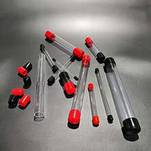 南将现货硬塑料PVC透明管塑料包装管带帽PC管子直径5-38mm可裁切