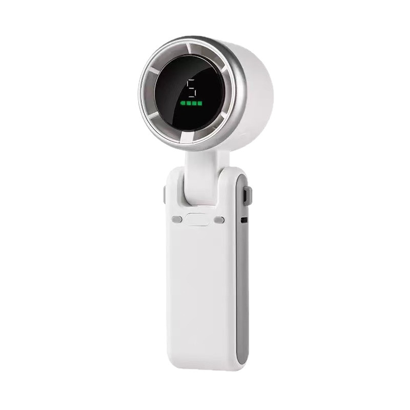 東南アジアで売れ筋のN607高速暴力ファンUSB充電デジタルディスプレイ折りたたみ首吊りミニハンドヘルド小型ファン|undefined