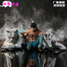 工厂批发海贼王系列心脏海贼团 特拉法尔加罗可发光场景手办摆件