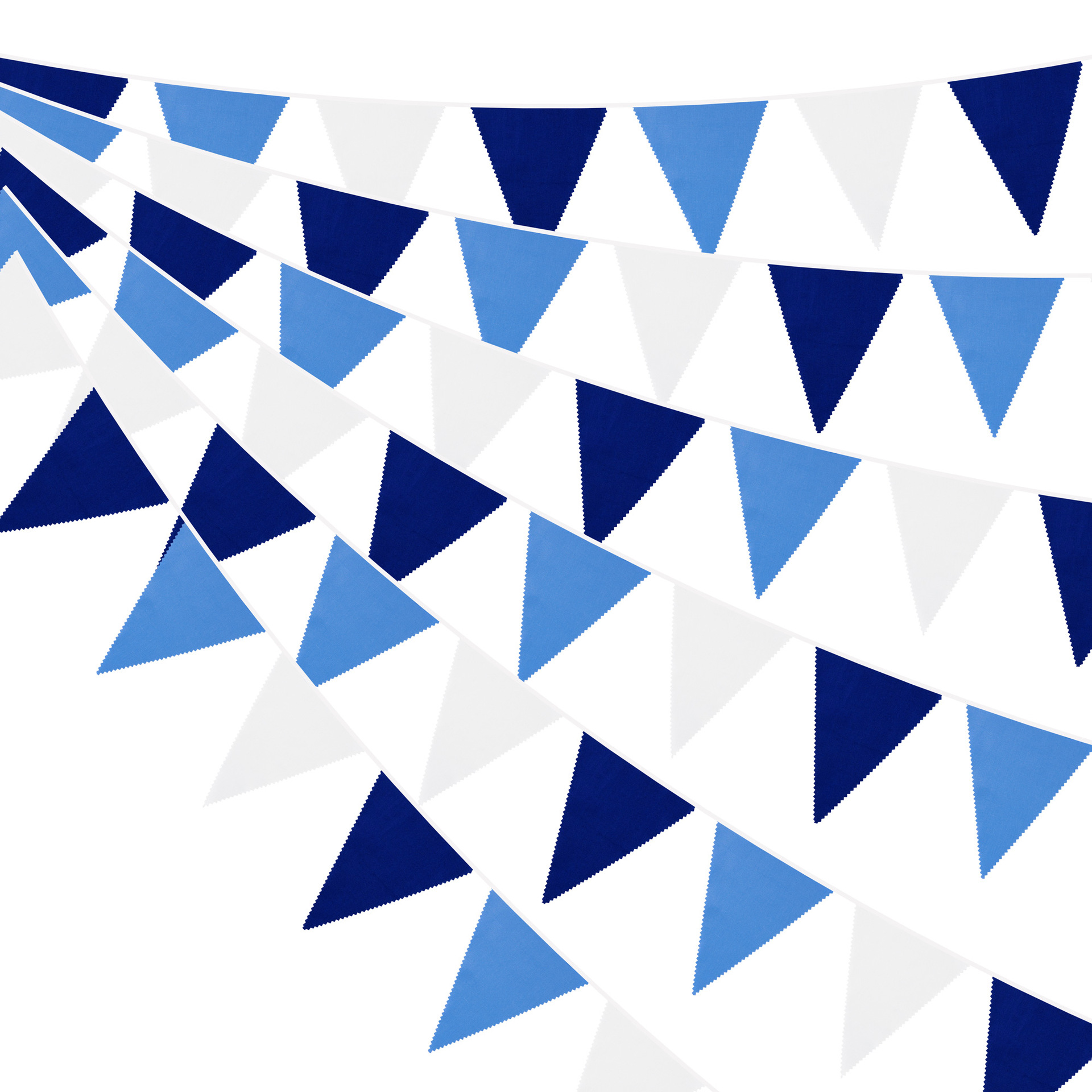 12 Meter 42 Stücke bunte Blumenwellen-Einzelschicht-Baumwolldreiecksflagge Geburtstagsflagge Fotohintergrund Western-Hochzeitsflagge_voghion.com