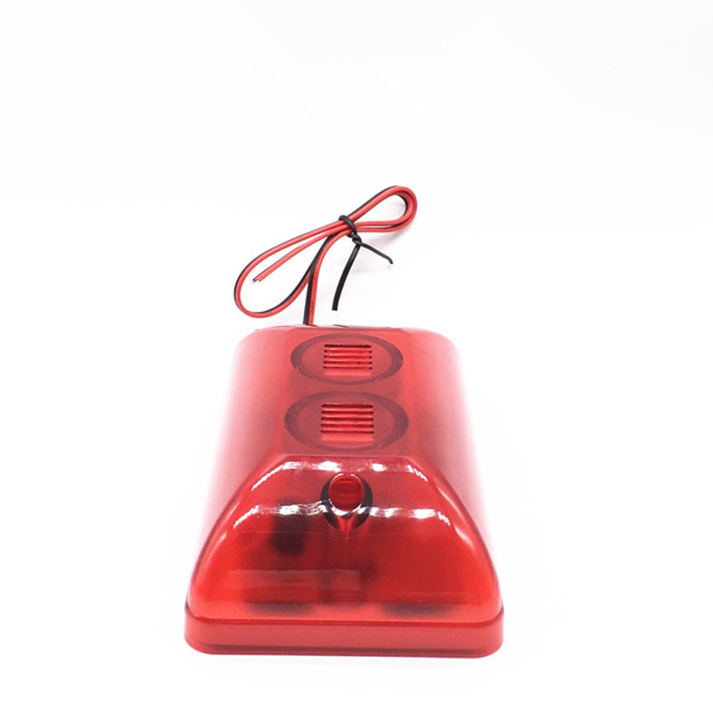 现场声光警号报警器 声光报警喇叭 红外报警器 报警警示灯