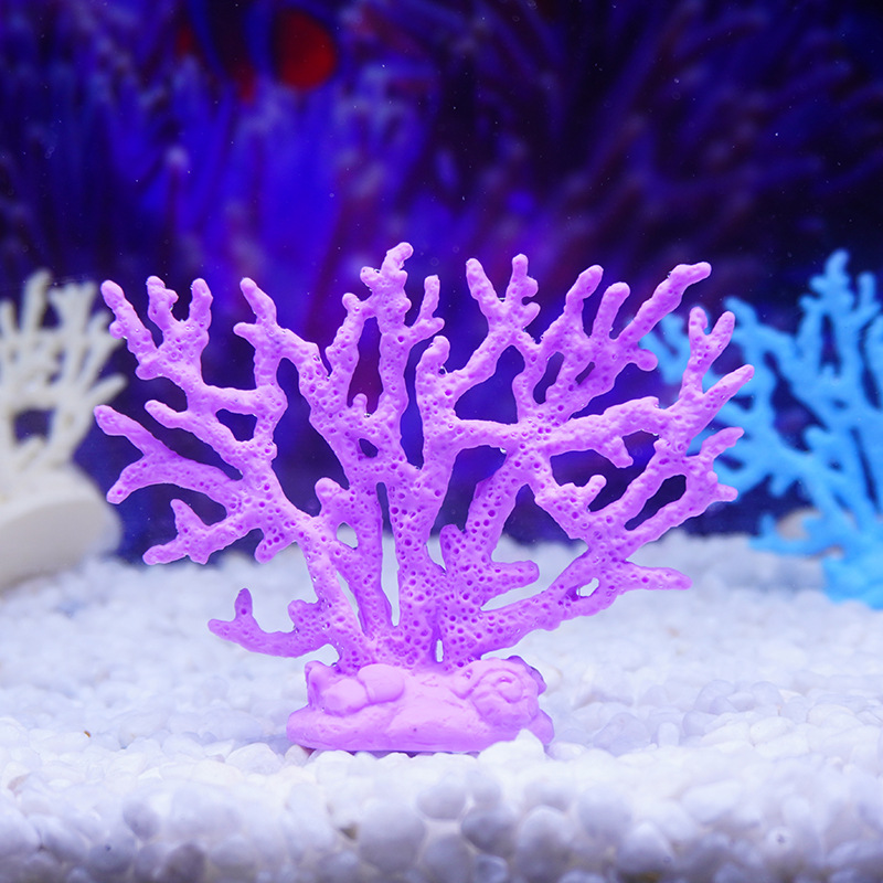 Decoraciones de paisajismo de peceras coloridas, plantas acuáticas, ramas de hierro, astas transfronterizas, corales, decorados submarinos, estilos explosivos