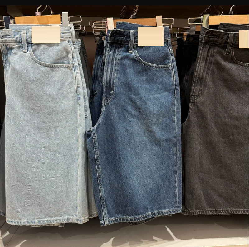Men's and Women's Casual Loose Denim Shorts Washed Straight-Leg Pants 26 Spring/Summer New Style Shorts 484209 Men's and Women's Casual Loose Denim Shorts Washed Straight-Leg Pants 26 Spring/Summer New Style Shorts 484209