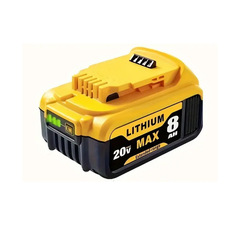 徳偉Dewat電動工具リチウム電池DCB200 DCB208 20V 8Ahに代わる