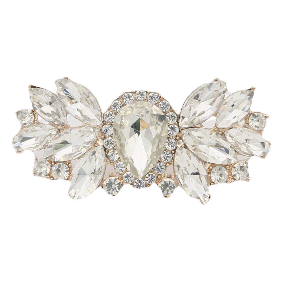 Accesorios para zapatos de tacón alto transfronterizos, flores de lazo para zapatos, hebillas para zapatos de novia, decoraciones desmontables para zapatos, accesorios decorativos, adornos de cristal para zapatos