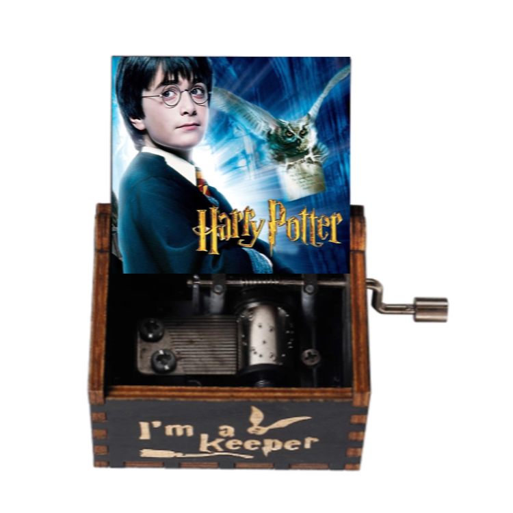 源工場ハリーポッターハイドウェイ手揺れ木製オルゴールミニオルゴールクリエイティブ誕生日プレゼント