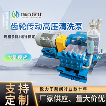 厂家供应齿轮传动高压清洗泵 洗车房柱塞式往复泵支持多规格定 制