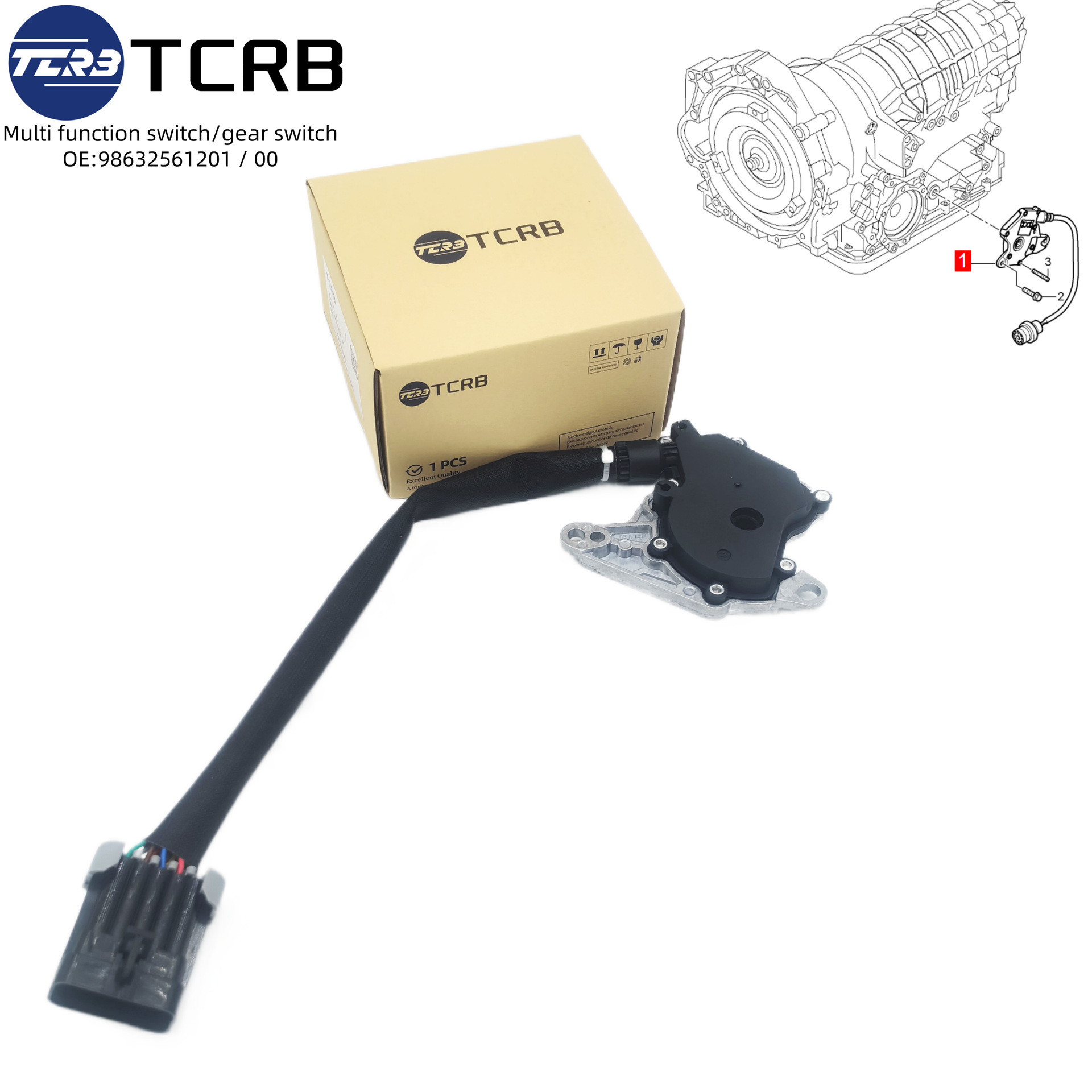 Suitable for Porsche Safety Gear Neutral Switch 98632561201 98632561200 0501320519