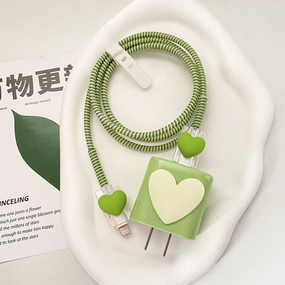 Aplicable a la cubierta protectora del cable de datos iPhone13/14/15 cubierta protectora estándar europea y americana de Apple 20W cargador