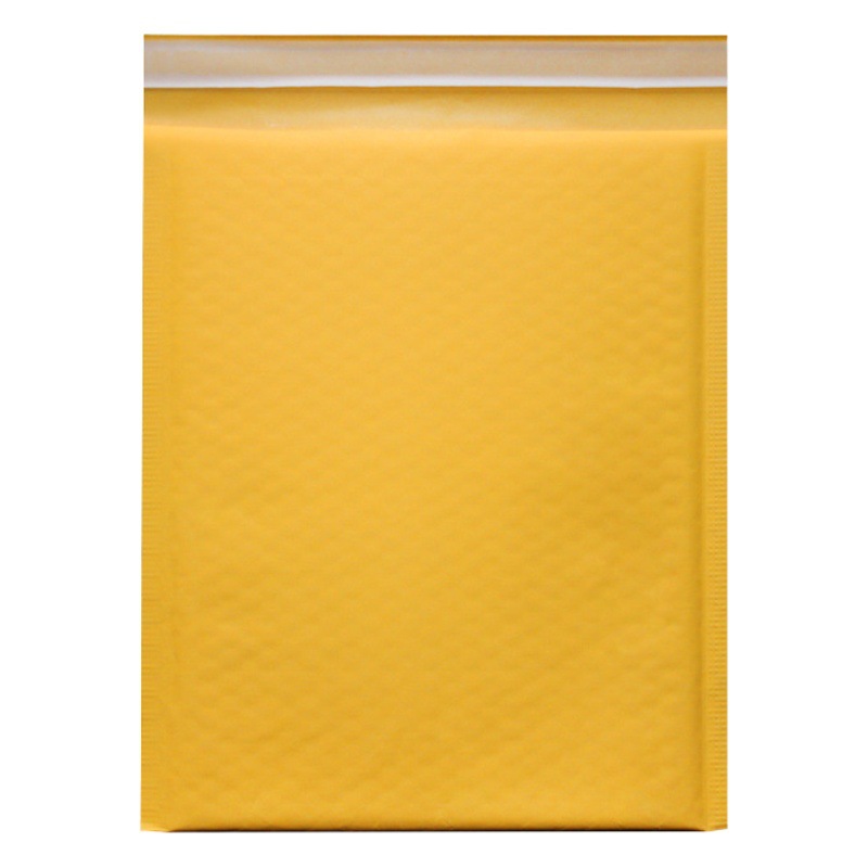 Bolsa de burbuja de papel Kraft amarillo Bolsa De sobre de burbuja bolsa de espuma de embalaje de cáscara de teléfono móvil
