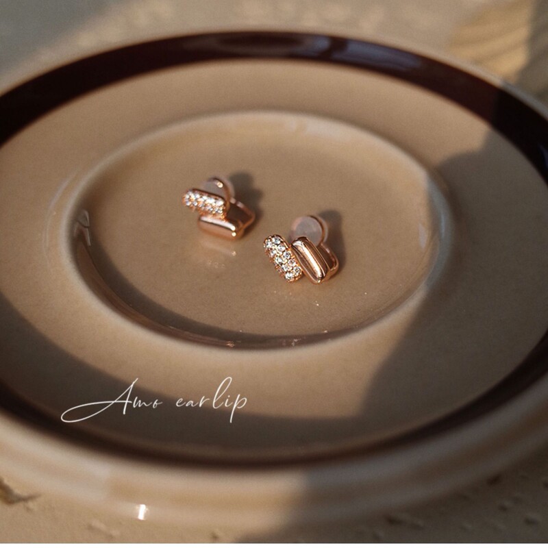 Micro-Paved Zircon Small Earrings, Silver Needles, High-End Earrings, Accessible Luxury, Fashionable, Versatile and Exquisite New Ear Clip Earrings for Women