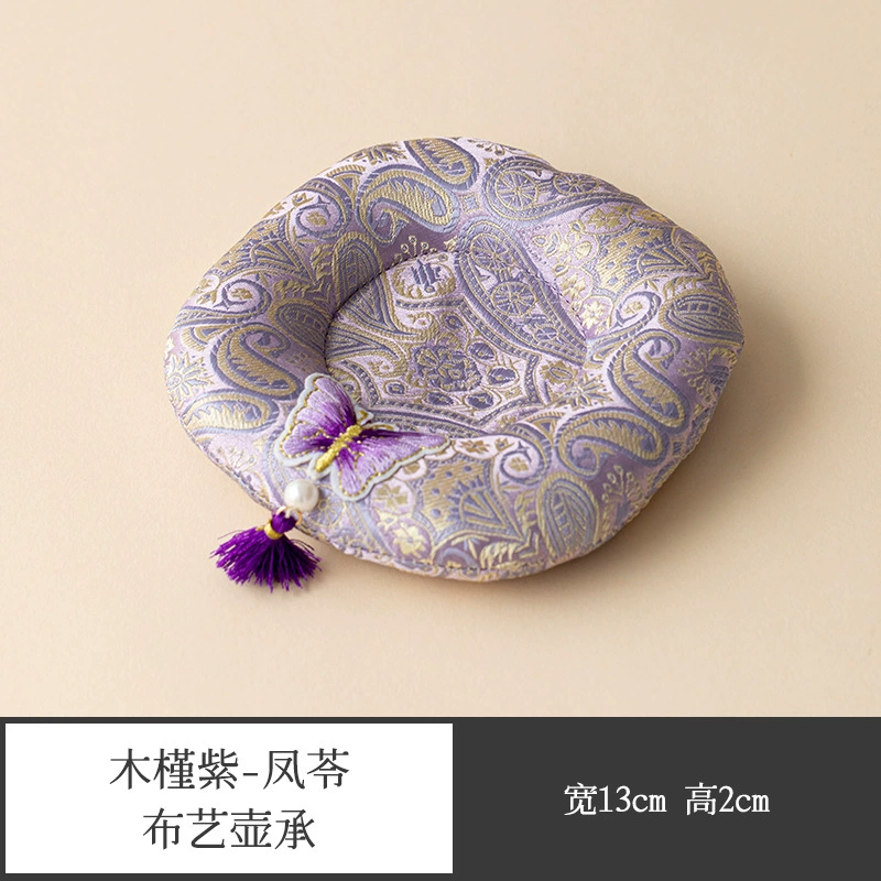 物心集 Ручной ткани коврик дзэн драма чайная церемония аксессуары крышка миска чайник чашка подставка противоподжог термостойкость