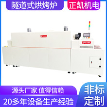 不锈钢红外线烘道流水线 玻璃盖板表干炉 东莞高温隧道炉供应厂家