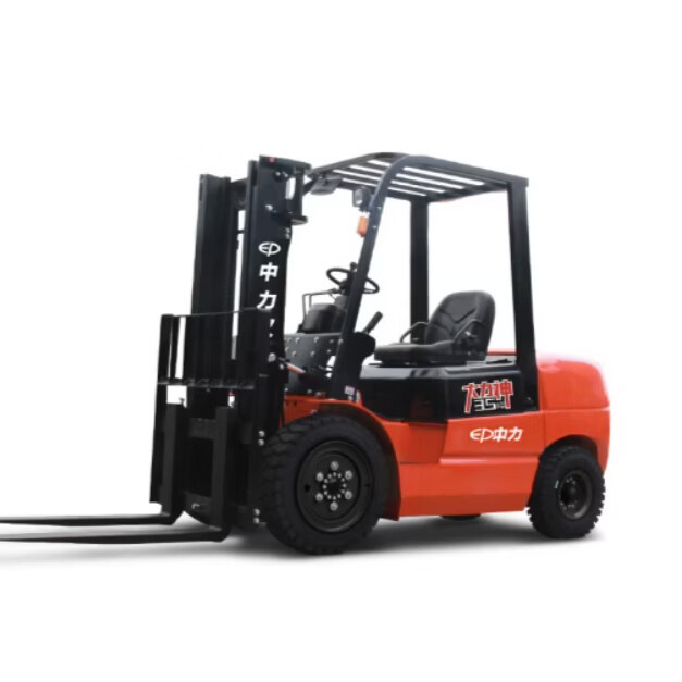 Zhongli 3 toneladas diesel elevadora serie T3 3.5T equilibrado pesado motor elevadora de combustión interna combustión multidireccional elevadora