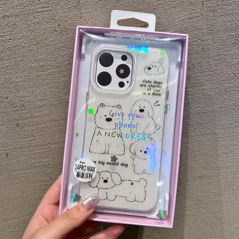适用iPhone17Promax春语系列手机壳华为P80卡通少女苹果15防摔壳|undefined